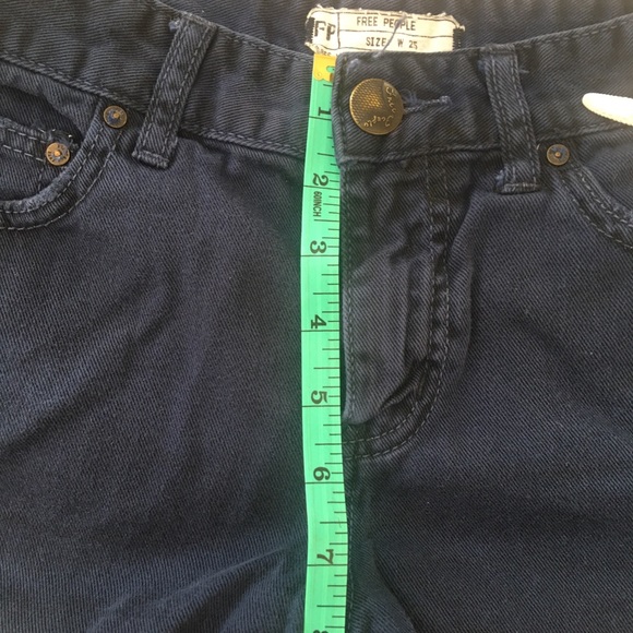 Free People Shorts (Blue) - Picture 3 of 6